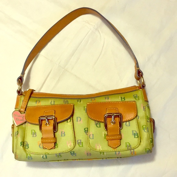 Dooney & Bourke Handbags - D&B rainbow green buckle bag🌈💚